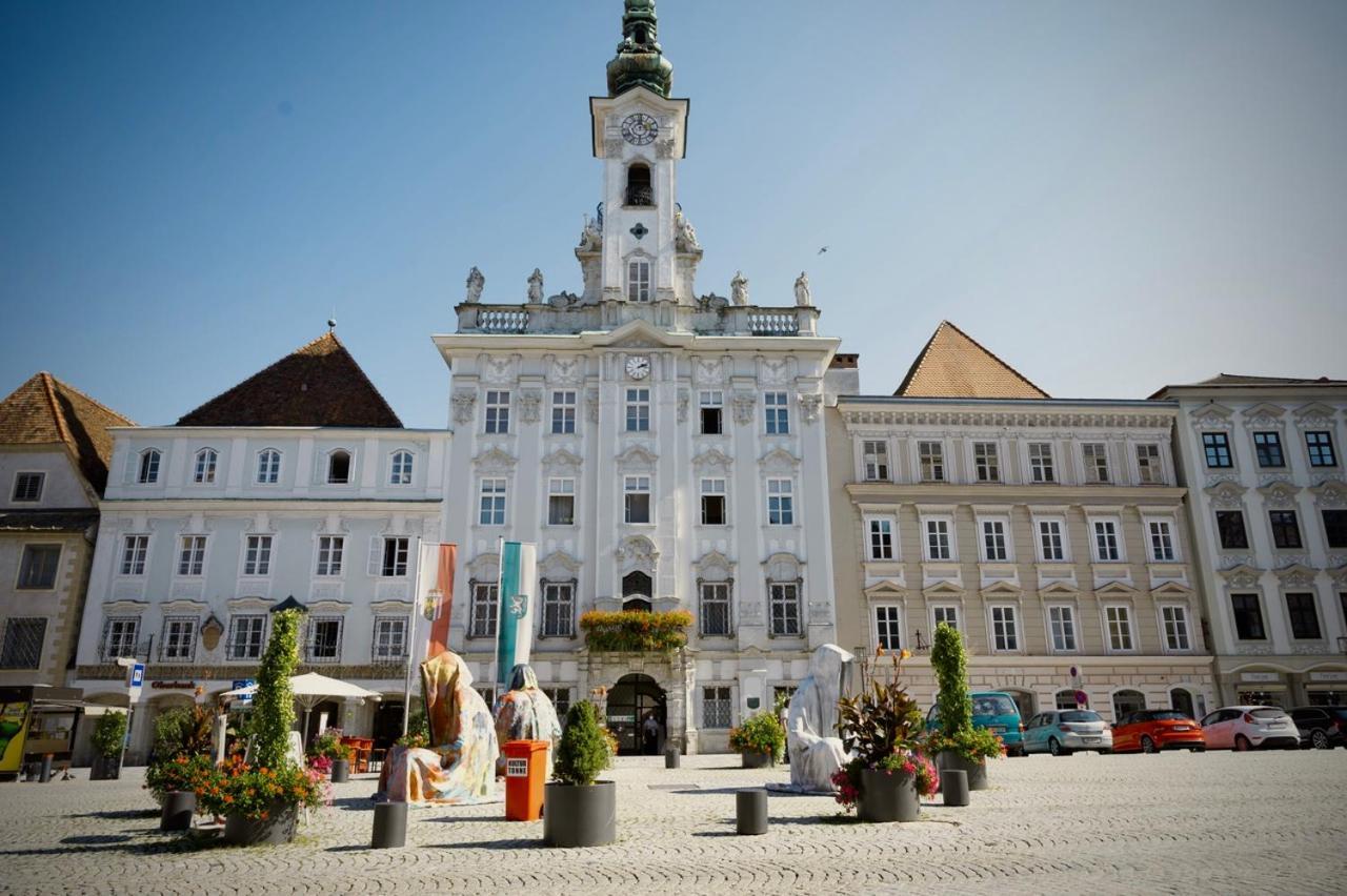 Cozy Apartment Steyr Mitte, Ruhig, Parkplatz, Terasse, 2 Schlafzimmer, Wlan エクステリア 写真