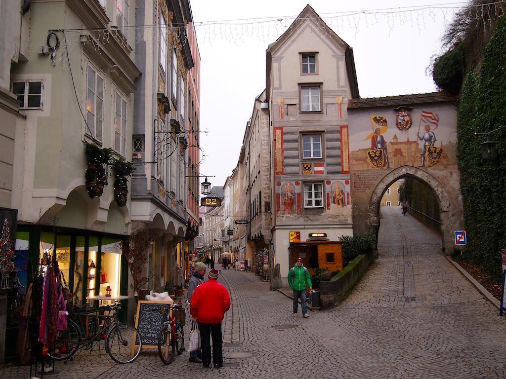 Cozy Apartment Steyr Mitte, Ruhig, Parkplatz, Terasse, 2 Schlafzimmer, Wlan エクステリア 写真